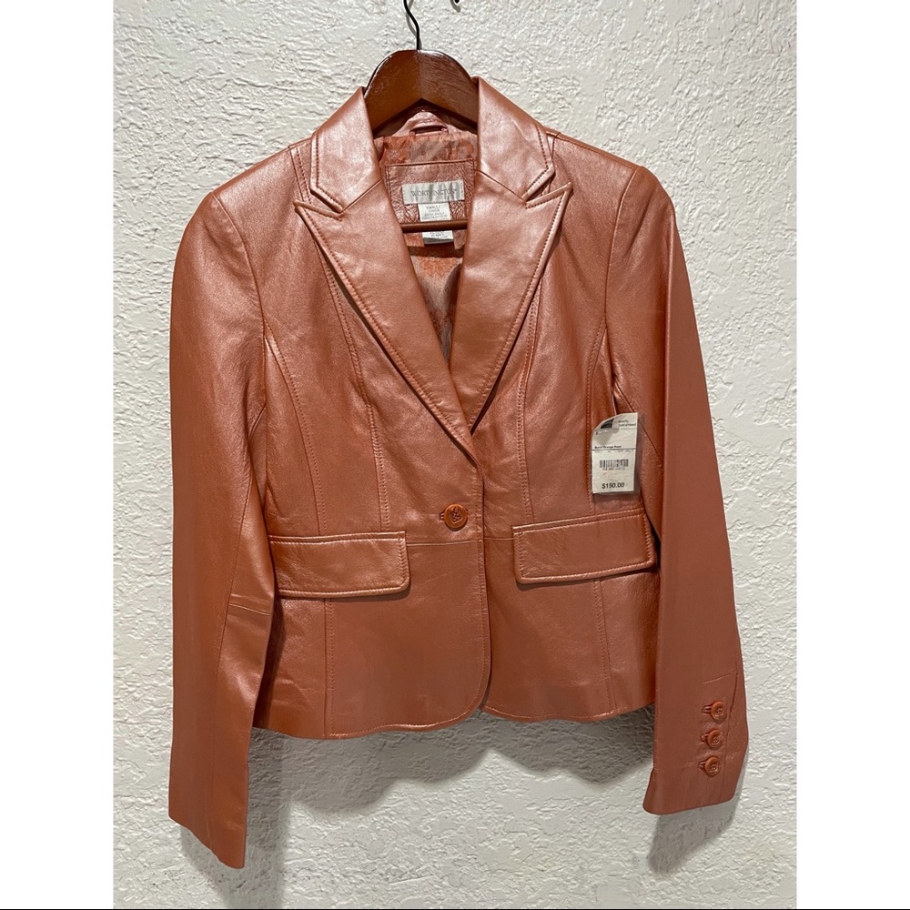Worthington vintage leather jacket
